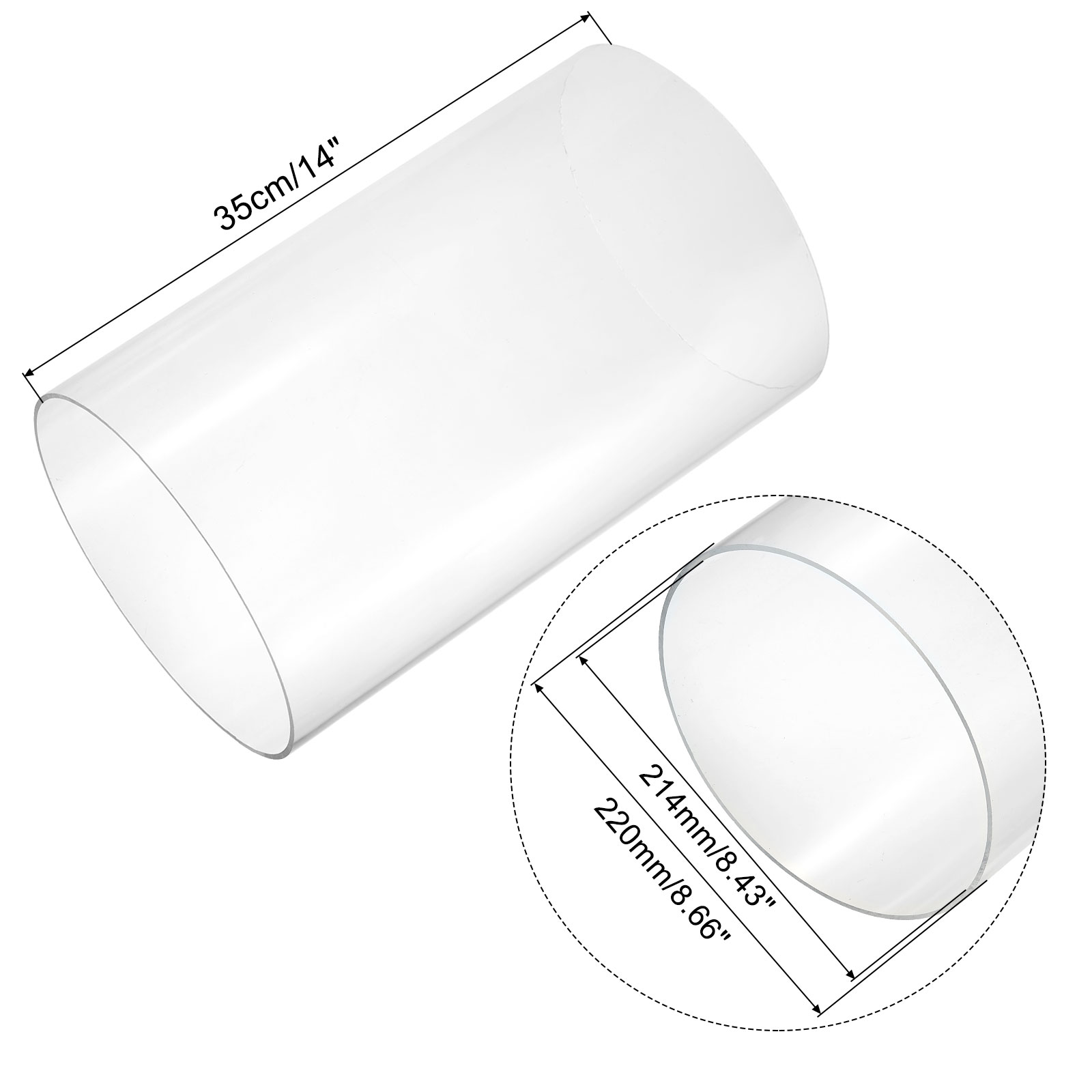 350mm Transparent Acrylic Aqua - огляд і ціна Ocean Aquarium
