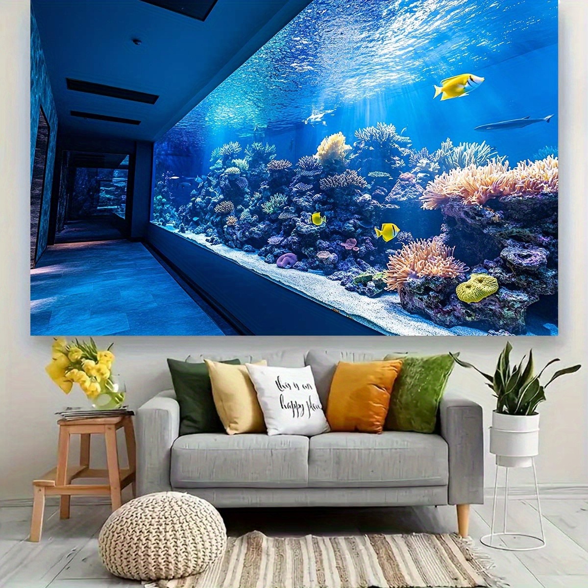 Vibrant Underwater Aquarium Ta - огляд і ціна Reef Aquarium
