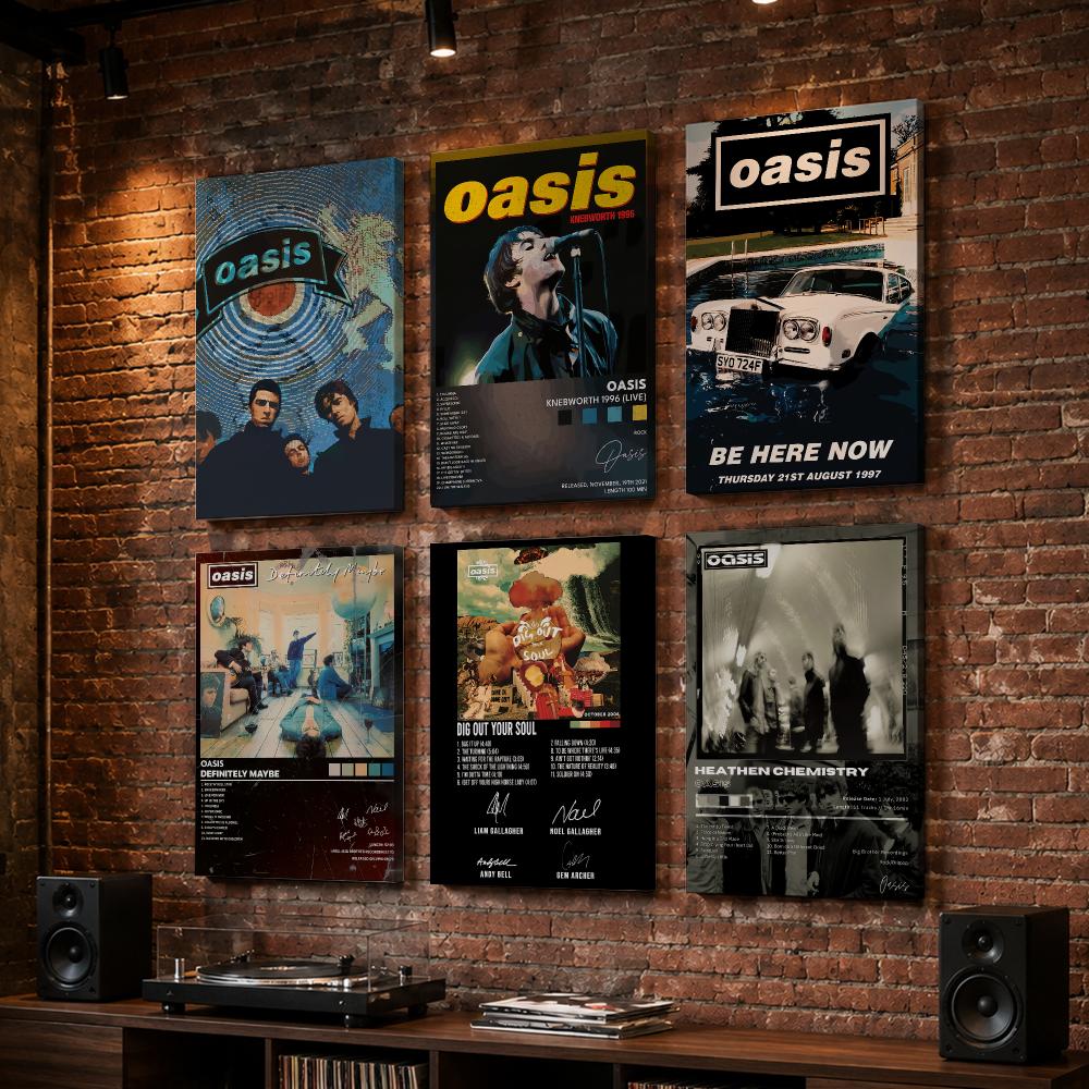 O-Oasis Rock Band Album Framed - огляд і ціна Live Rock
