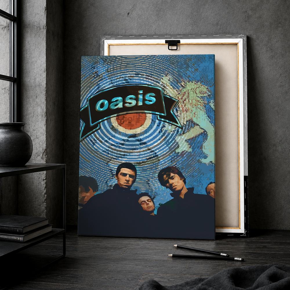 O-Oasis Rock Band Album Framed - огляд і ціна Live Rock