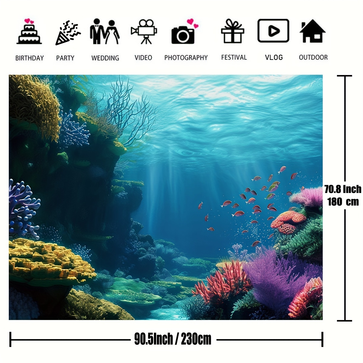 1pc Underwater Coral Reef Fish - огляд і ціна Reef Aquarium